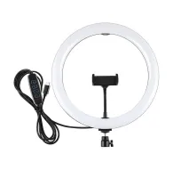 LED gredzenveida lampas - Ring light with phone holder PULUZ PU656B - ātri pasūtīt no ražotājaLED gredzenveida lampas - Ring light with phone holder PULUZ PU656B - ātri pasūtīt no ražotāja