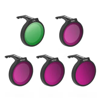 Vairs neražo - SUNNYLIFE set of five filters for DJI Neo CPL+ND8+ND16+ND32+ND64 NE-FI880