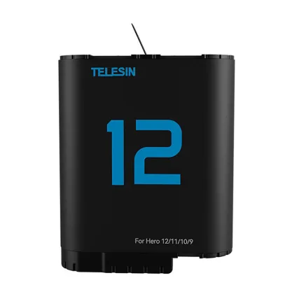 TELESIN lithium battery for GoPro Hero 12/11/10/9 (blue) S0-ECB-02-TGP
