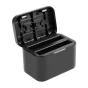Sortimenta jaunumi - Charging case for batteries and memory cards PULUZ for Insta360 X4 (black) PU999B - ātri pasūtīt no ražotāja