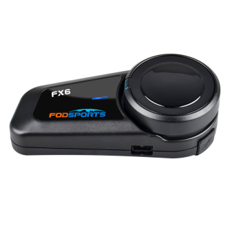 Intercoms - Fodsports FX6 motorcycle intercom two-pack (black) FX6 2 pack - ātri pasūtīt no ražotāja
