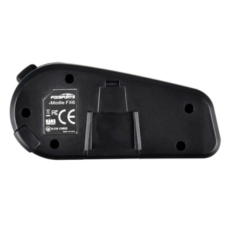 Intercoms - Fodsports FX6 motorcycle intercom two-pack (black) FX6 2 pack - ātri pasūtīt no ražotāja