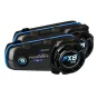 Intercoms - Fodsports FX8 Air motorcycle intercom two-pack (black) FX8 Air 2 pack - ātri pasūtīt no ražotāja