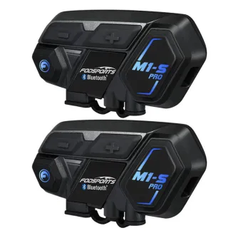 Intercoms - Fodsports M1-S Pro motorcycle intercom two-pack (black) M1-S Pro 2 pack - quick order from manufacturer