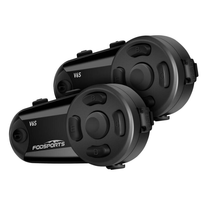 Intercoms - Fodsports V6S motorcycle intercom two-pack V6S 2 pack - ātri pasūtīt no ražotāja