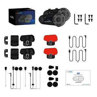 Intercoms - Fodsports V6S motorcycle intercom two-pack V6S 2 pack - ātri pasūtīt no ražotāja