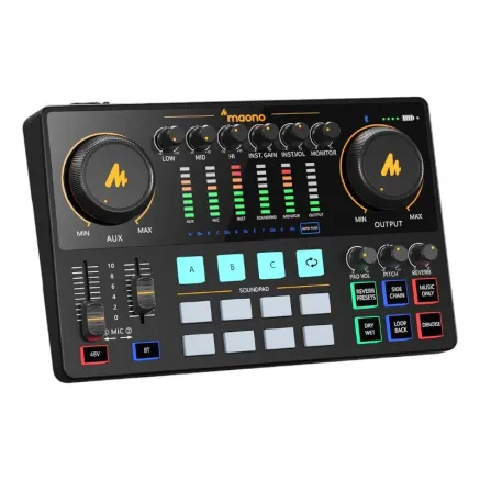 Maono AME2 Звуковая карта Черная AME2