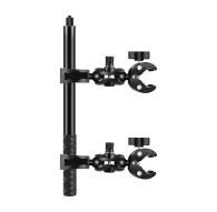 Больше не производится - Motorcycle/bicycle mount PULUZ with two clamps and selfie stick 150 cm PU495BБольше не производится - Motorcycle/bicycle mount PULUZ with two clamps and selfie stick 150 cm PU495B