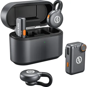 Wireless Lavalier Microphones - Hollyland LARK M2S Wireless Lavalier Microphone Mini Combo (with Camera RX + USB-C RX, Space Gray) - buy today in Master Foto store and with delivery Best choise selected by experts