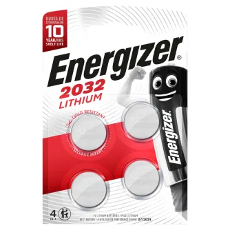 Baterijas, akumulatori un lādētāji - Energizer Lithium Miniature CR2032 4 pack - ātri pasūtīt no ražotāja