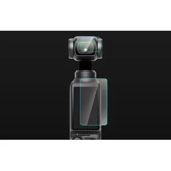 Sporta kameru aksesuāri - TELESIN tempered glass for DJI Osmo Pocket 3 - perc šodien Master Foto veikalā un ar piegādi