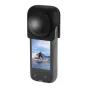 Силиконовый защитный чехол для объектива Insta360 X4/X5 от Puluz - черный чехол для передней линзы с точной посадкой и устойчивым к царапинам дизайном