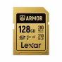 Atmiņas kartes - Lexar SDXC ARMOR Gold UHS-II U3, Stainless Steel, IP68 R280/W210 (V60) 128GB - perc šodien veikalā un ar piegādi