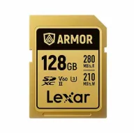 Memory Cards - Lexar SDXC ARMOR Gold UHS-II U3, Stainless Steel, IP68 R280/W210 (V60) 128GB - buy today in store and with deliveryMemory Cards - Lexar SDXC ARMOR Gold UHS-II U3, Stainless Steel, IP68 R280/W210 (V60) 128GB - buy today in store and with delivery