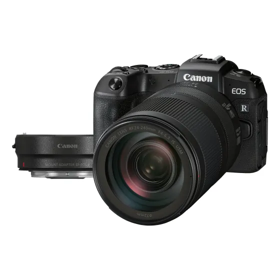 Canon EOS RP Camera with RF 24-240mm Lens and Adapter 3380C966