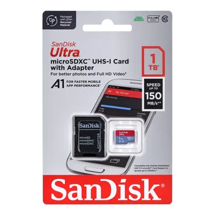 SanDisk Ultra 1TB microSDXC Card UHS-I Class 10
