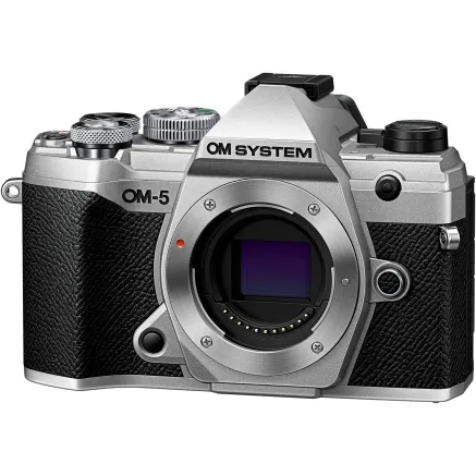 Olympus OM SYSTEM OM-5 Interchangeable Lens Camera Body (Silver) V210020SU000