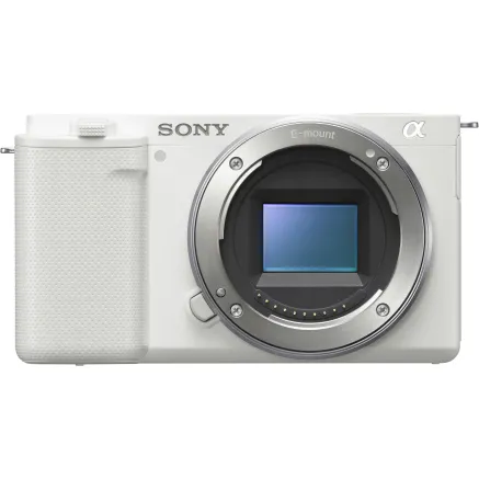 Sony ZV-E10 Interchangeable Lens Vlogging Camera Body (White) ILCZV_E10_W