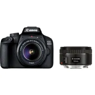 DSLR Cameras - Canon EOS 4000D DSLR Camera with EF-S 18-55mm & 50mm Lens 9999292116571 - quick order from manufacturerDSLR Cameras - Canon EOS 4000D DSLR Camera with EF-S 18-55mm & 50mm Lens 9999292116571 - quick order from manufacturer