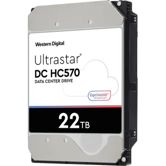Iekšējie сietie diski HDD SSD - Western Digital Ultrastar 22TB HDD SATA III 7200 RPM - ātri pasūtīt no ražotāja