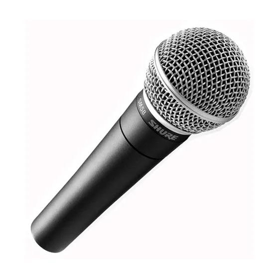 Shure Sm58 Black Dynamic Stage Microphone With Xlr Connector SM58-LCE