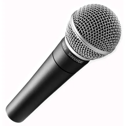 Shure SM58 Black Dynamic Stage Microphone with XLR Connector