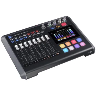New products - Tascam Mixcast 4 Audio Mixer with 4-Pad Touchscreen - quick order from manufacturer