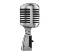 Микрофоны для подкастов - Shure 55SH Series II Кардиоидный динамический микрофон, серебристый - быстрый заказ от производителяМикрофоны для подкастов - Shure 55SH Series II Кардиоидный динамический микрофон, серебристый - быстрый заказ от производителя