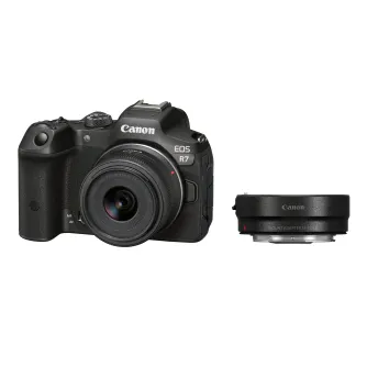 Mirrorless Cameras - Canon EOS R7 Mirrorless Camera with RF-S 18-45mm Lens + EF-EOS-R adapter - quick order from manufacturer