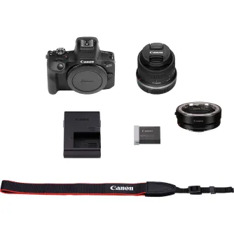 Беззеркальные камеры - Canon EOS R100 Camera Kit with RF-S 18-45mm Lens and Adapter - быстрый заказ от производителя