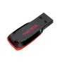 Sortimenta jaunumi - SanDisk Cruzer Blade 128GB USB 2.0 Flash Drive - Black/Red - ātri pasūtīt no ražotāja