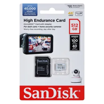 Memory Cards - SanDisk 512GB MicroSDXC Class 10 Memory Card - quick order from manufacturer