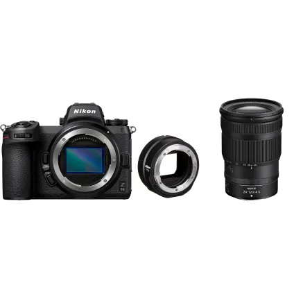 Nikon Z6 II Mirrorless Camera with NIKKOR Z 24-120mm f/4 S and FTZ II Adapter