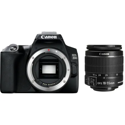 Canon EOS 250D DSLR Camera with EF-S 18-55mm IS II Lens