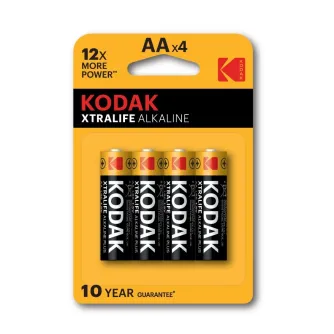 Sortimenta jaunumi - Kodak XTRALIFE AA 2700mAh Alkaline Battery 4 Pack - ātri pasūtīt no ražotāja