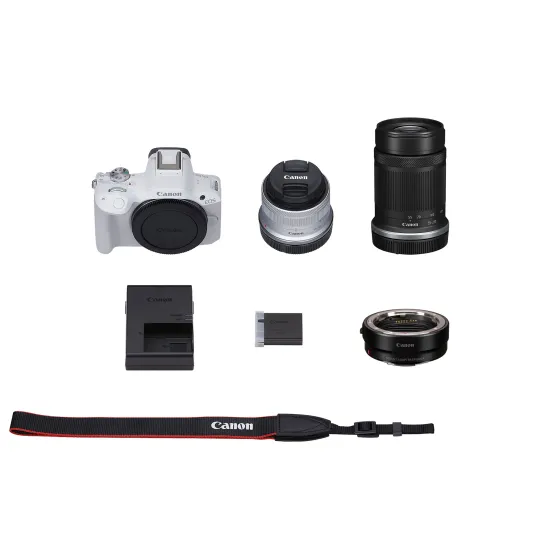 Canon EOS R50 Camera Kit with RF-S Lenses and Adapter 5812C012