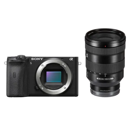 Sony A6600 Camera with FE 24-105mm F4 G OSS Lens SEL24105GILCE-6600
