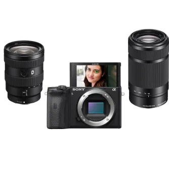 Mirrorless Cameras - Sony A6600 Camera Kit with 16-50mm and 55-210mm Lenses SELP1650 - quick order from manufacturer
