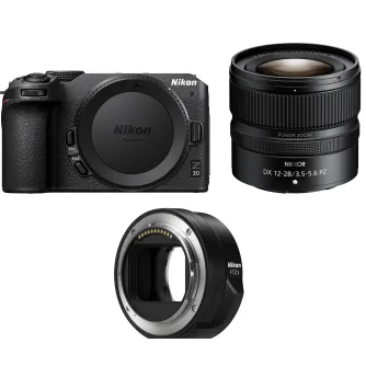 Sortimenta jaunumi - Nikon Z 30 Camera Bundle with NIKKOR Z DX Lens and FTZ II Adapter VOA110AE - ātri pasūtīt no ražotāja