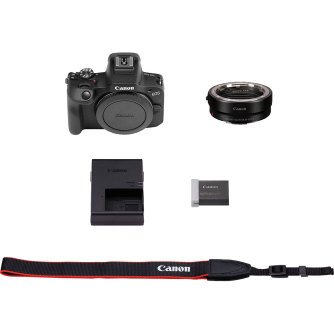 Bezspoguļa kameras - Canon EOS R100 Camera with Mount Adapter EF-EOS R - ātri pasūtīt no ražotāja