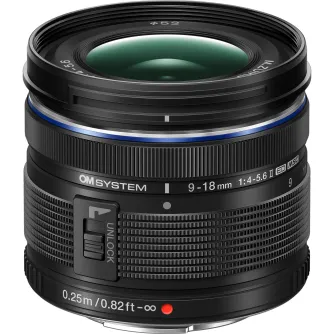 New products - Olympus M.ZUIKO DIGITAL ED 9-18mm F4-5.6 II Lens V335940BW000 - quick order from manufacturer