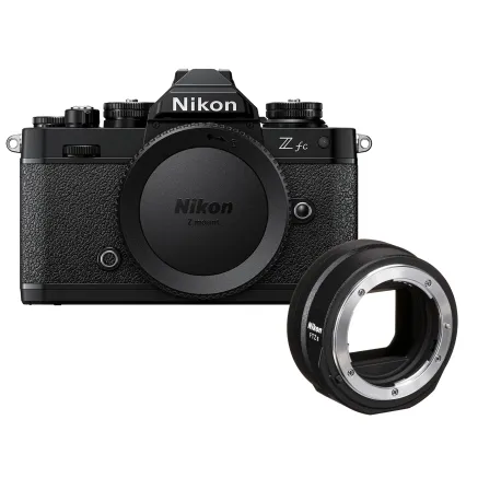 Nikon Z fc Camera with FTZ II Mount Adapter (Black) VOA090AE