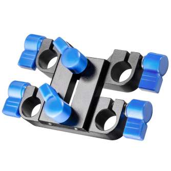 Accessories for rigs - walimex pro 15 mm Double Clamping Block - quick order from manufacturer