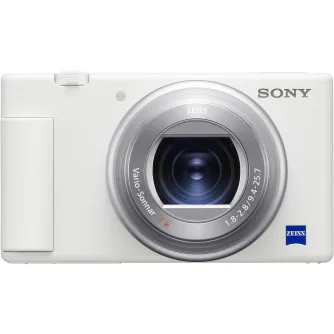 Sortimenta jaunumi - Sony ZV-1 Compact Vlogging Camera (White) - 20.1MP, 4K DCZV1/W - ātri pasūtīt no ražotāja