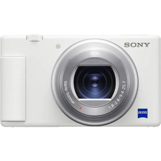 Sony ZV-1 Compact Vlogging Camera (White) - 20.1MP, 4K DCZV1/W