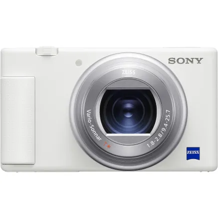 Sony ZV-1 Compact Vlogging Camera (White) - 20.1MP, 4K DCZV1/W