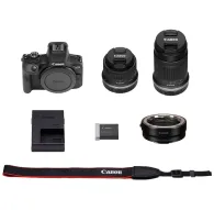 Bezspoguļa kameras - Canon EOS R100 ar RF-S 1845MM IS STM + RF-S 55-210MM F5-7.1 IS STM + RF adapter - ātri pasūtīt no ražotājaBezspoguļa kameras - Canon EOS R100 ar RF-S 1845MM IS STM + RF-S 55-210MM F5-7.1 IS STM + RF adapter - ātri pasūtīt no ražotāja