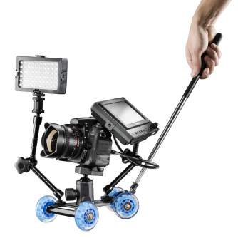 walimex pro Telescopic Mini Dolly for DSLR 19479 - Video sliedes