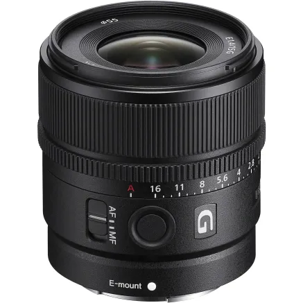 Sony E 15mm F1.4 G Lens for APS-C Cameras SEL15F14G