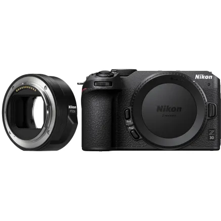Nikon Z 30 Camera Body with FTZ II Adapter, 20.9MP VOA110AE-FTZII